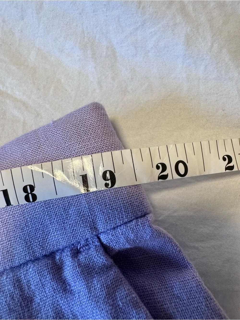 Abercrombie & Fitch Lavender Wide-Leg Pleated Pants - Picture 8 of 9